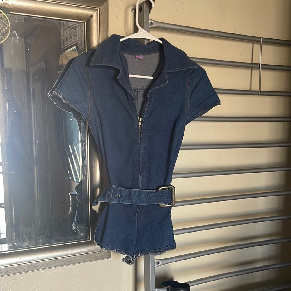 Lani Denim Jumpsuit with Belt